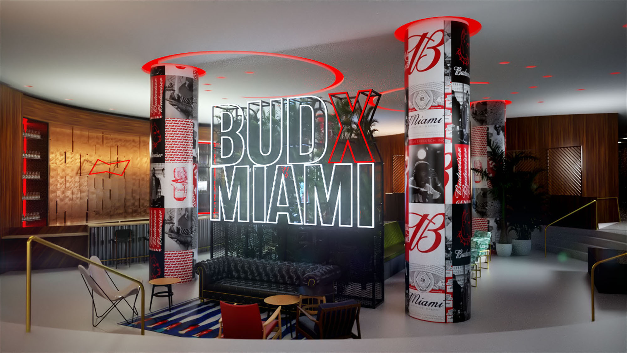 Stills Budweiser | BudX Miami - Katananga 3D Motion Design Studio